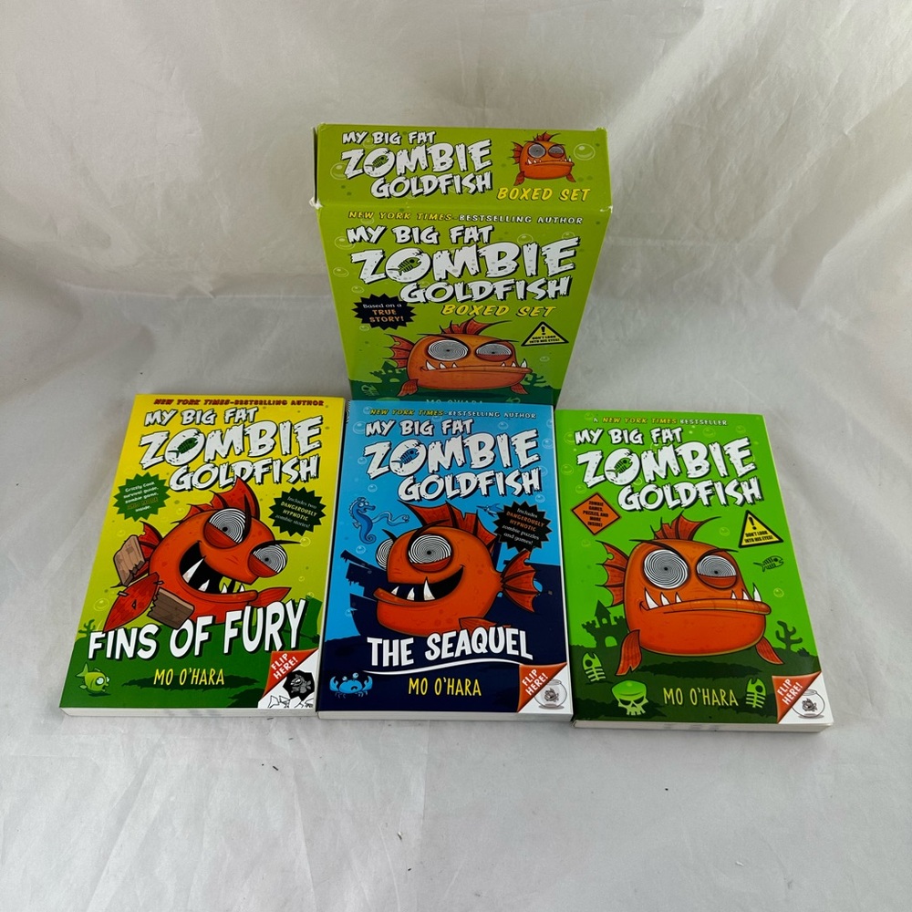 My Big Fat Zombie Goldfish box set of three books.
